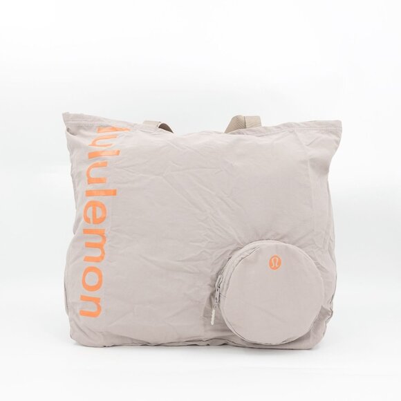Lululemon Packable Large Tote 30L Raw Linen Beige OS - Picture 4 of 16